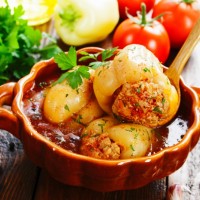 Ardei umpluți porc