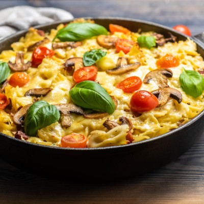 Budincă de legume și mozzarella Budincă de legume și mozzarella