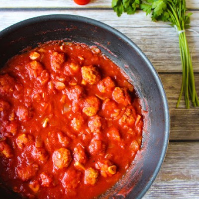 Chifteluțe marinate - curcan Chifteluțe marinate - curcan