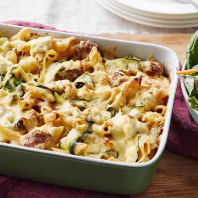 Paste cu piept de curcan și dovlecel la cuptor Paste cu piept de curcan și dovlecel la cuptor