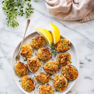 Scoici umplute crocante